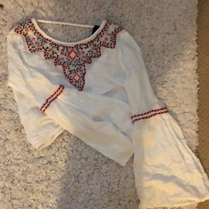 h&m boho open back long sleeve